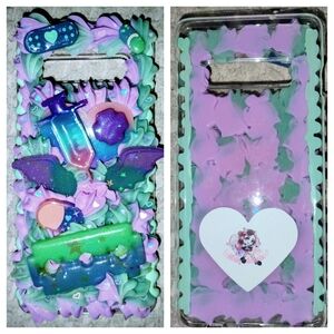 New Creepycute Yami Kawaii Handmade Decoden Phone Case